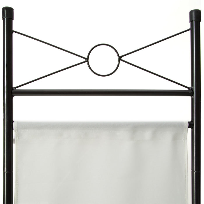 tectake® 2 kamerschermen 180x160x2,5cm - Wit