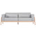 Fawn sofa 3-zits whitewash Main Line Flax Newbury