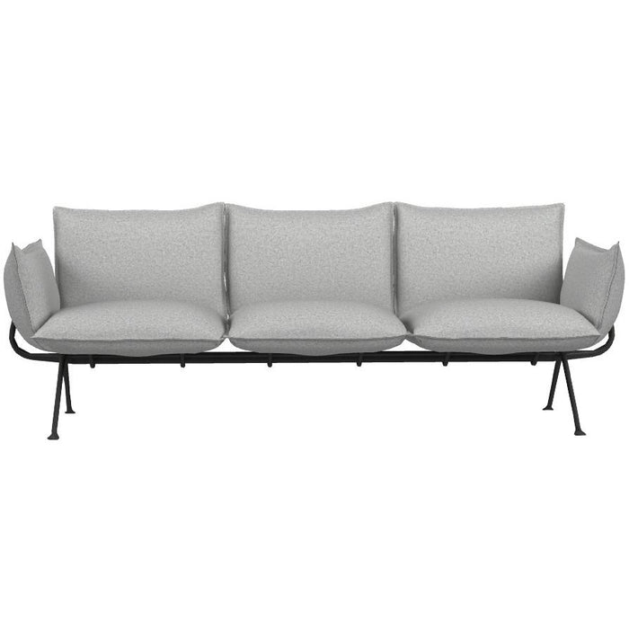 Officina bank 3-zits divina melange lichtgrijs 120