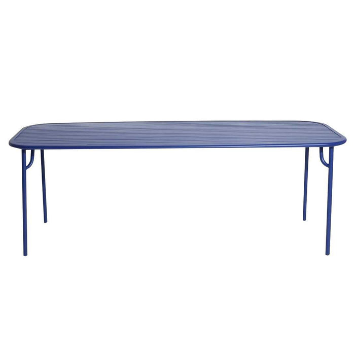 Week-end tuintafel 220x85 blauw