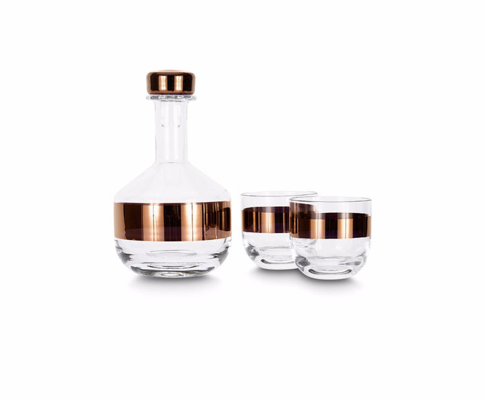 Tank Whiskey decanteerkaraf zwart