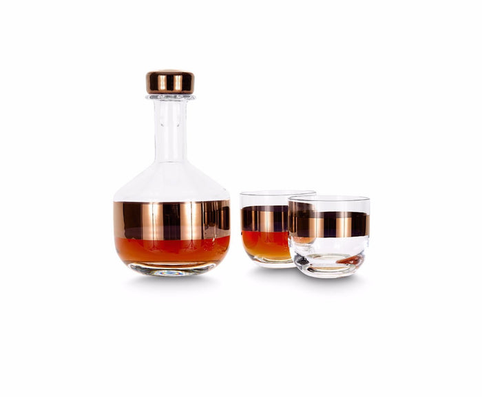 Tank Whiskey decanteerkaraf zwart
