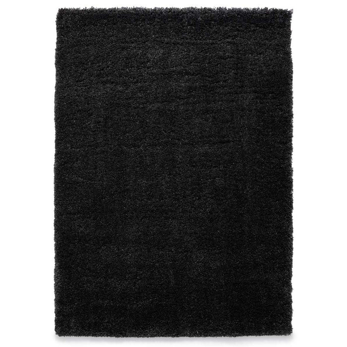 Tapeso Hoogpolig vloerkleed - Cozy Shaggy - antraciet - 80x150 cm