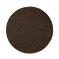 Tapeso Rond vloerkleed Lush - bruin - 80 cm