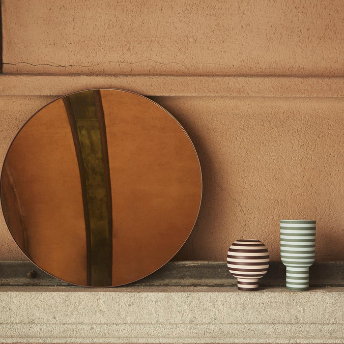 Circum spiegel Ø50 transparant|zwart