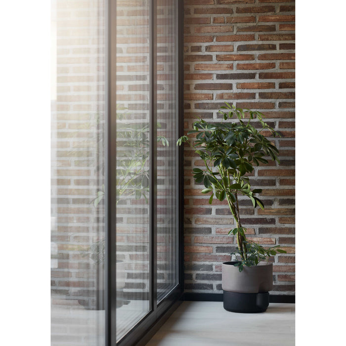 Oasis plantenbak medium Ø20.5 groen|terracotta