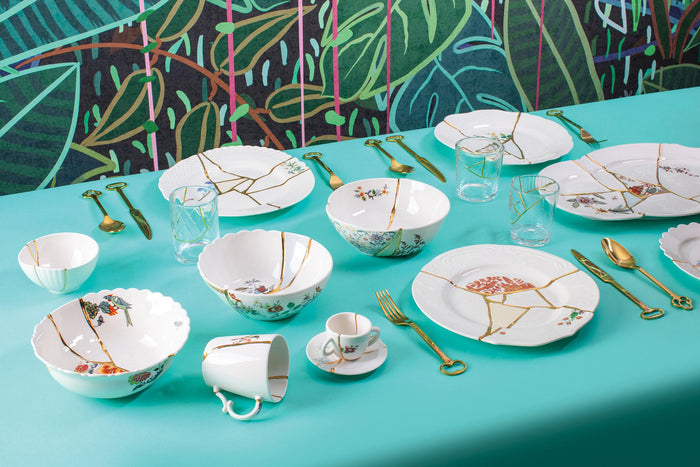 Kintsugi diep bord n3