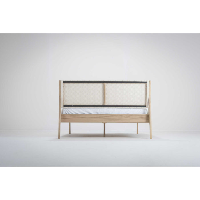 Fawn bed 140x200 whitewash deep frame, cotton webbing white