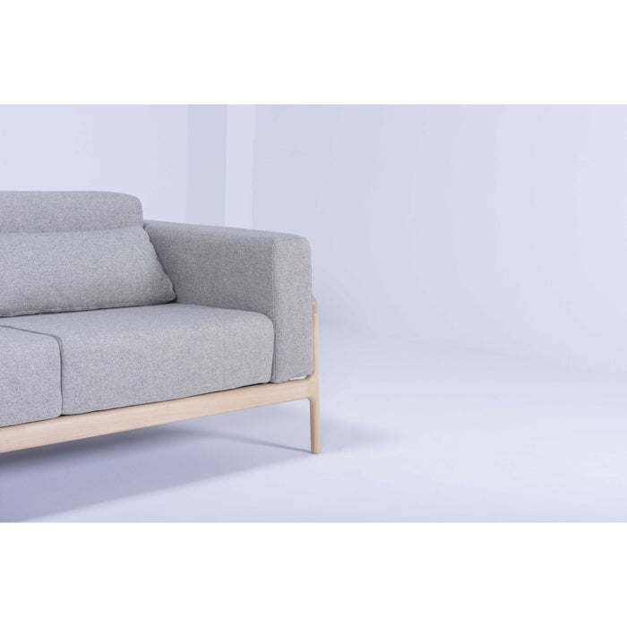 Fawn sofa 2-zits whitewash Dakar Leather Whisky