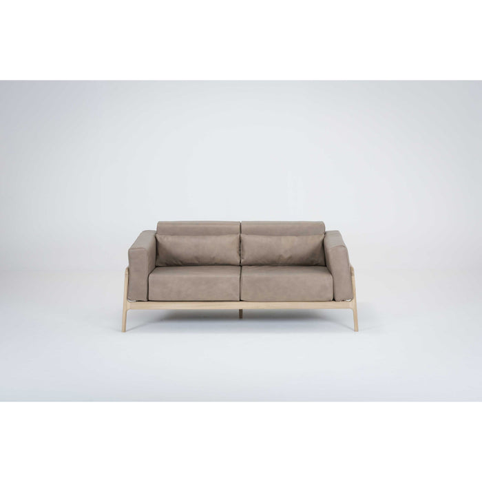 Fawn sofa 2-zits whitewash Dakar Leather Whisky