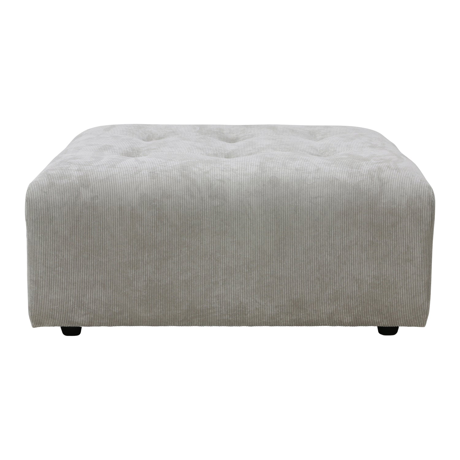 HKliving Vint Bank Element - Hocker - Corduroy Rib - Crème