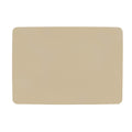 Mesapiu Placemat lederlook - Rechthoek - Sand - Set van 6