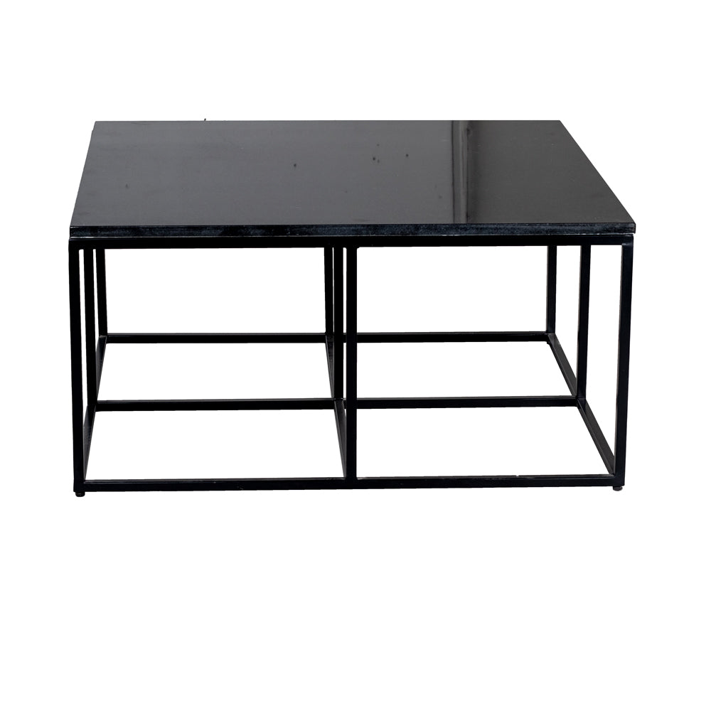 Giga Meubel - Salontafel marmer zwart - Vico