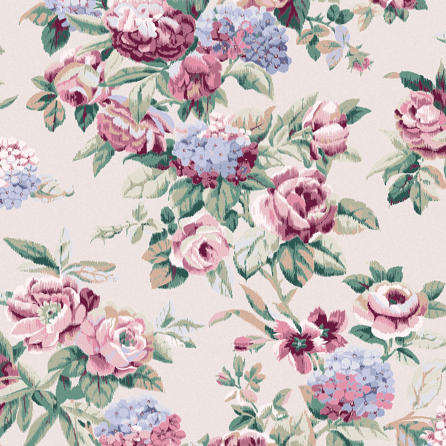 Laura Ashley Pembrey Behang - Bloemen - 10mx52cm - Roze