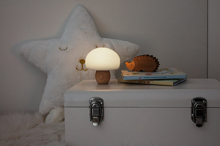 Nachtlampje Mini Paddenstoel – Usb Oplaadbaar – Dimbaar – H12cm