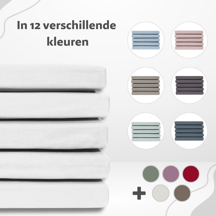 Ten Cate Katoensatijnen Hoeslaken - 90x220 - Naturel