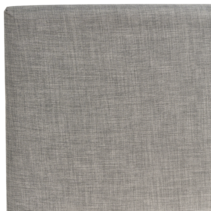 Beliani-FITOU -Tweepersoonsbed-Lichtgrijs-140 x 200 cm-Polyester