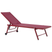 Beliani - PORTOFINO - Strandstoel - Rood - Aluminium