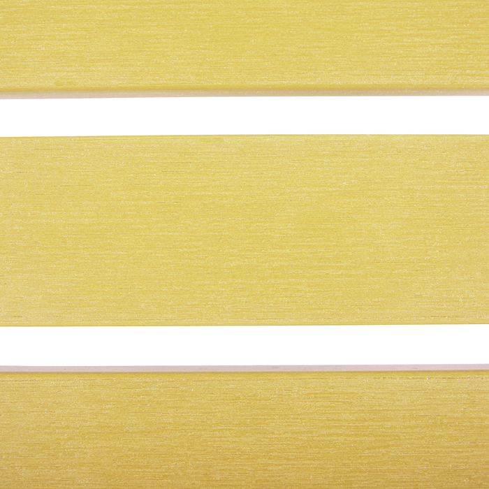 Beliani - ADIRONDACK - Voetenbank - Geel - Kunsthout