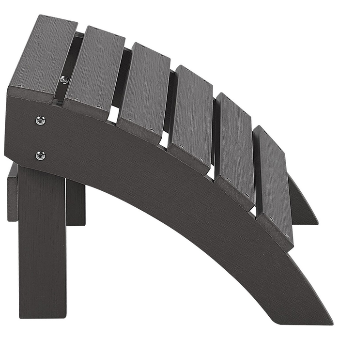 Beliani - ADIRONDACK - Voetenbank - Grijs - Kunsthout