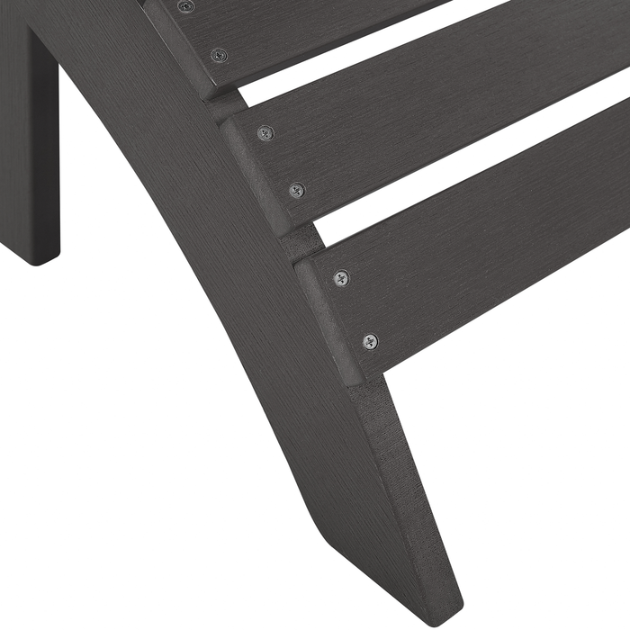 Beliani - ADIRONDACK - Voetenbank - Grijs - Kunsthout