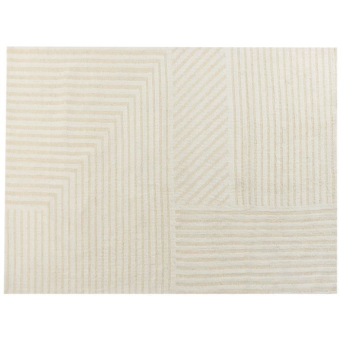 Beliani - ABEGUM - Vloerkleed - Lichtbeige - 300 x 400 cm - Wol