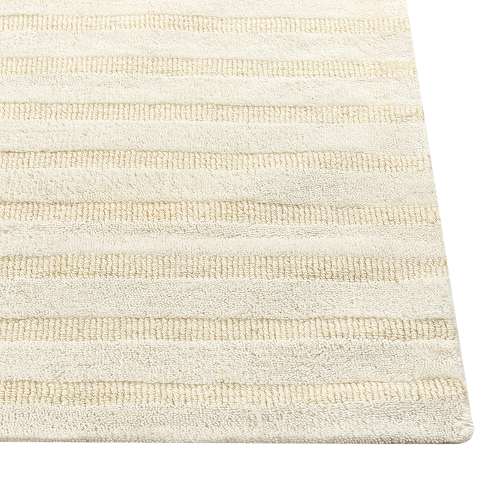 Beliani - ABEGUM - Vloerkleed - Lichtbeige - 300 x 400 cm - Wol