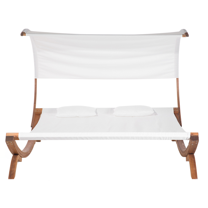 Beliani - TERAMO - Strandstoel - Wit - Polyester