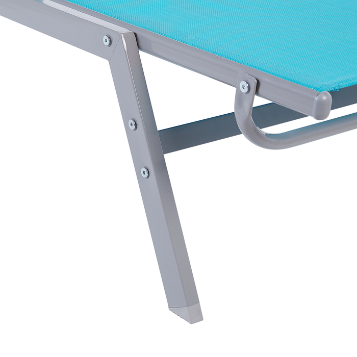 Beliani - NOLI - Strandstoel - Blauw - Polyester