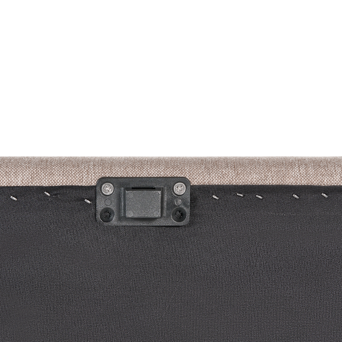 Beliani - LORETELLO - Tuinbank 4- zits - Beige - Polyester