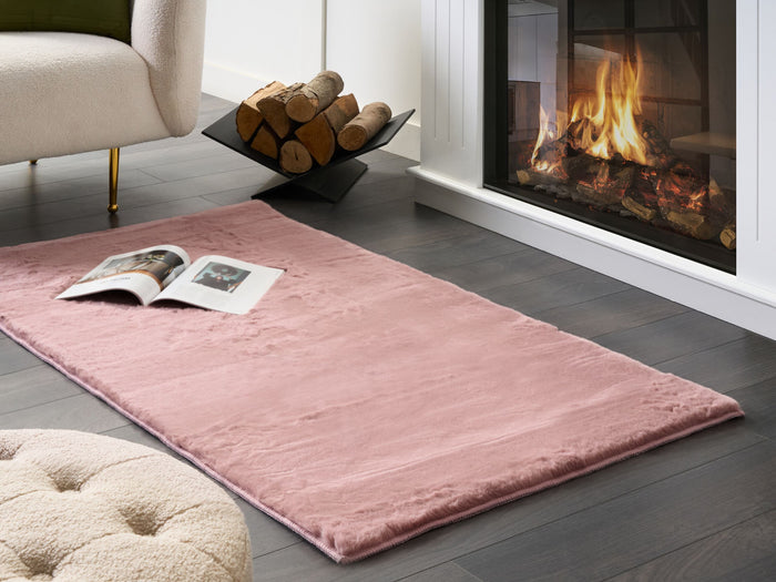Beliani - MIRPUR - Shaggy vloerkleed - Roze - 80 x 150 cm - Polyester