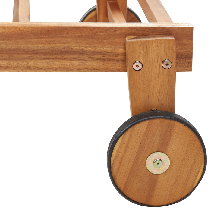 Beliani - PIETRALUNGA - Ligstoel - Lichthout - Acaciahout