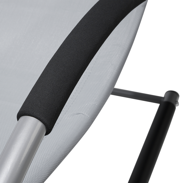 Beliani - CARANO - Strandstoel - Grijs - Staal