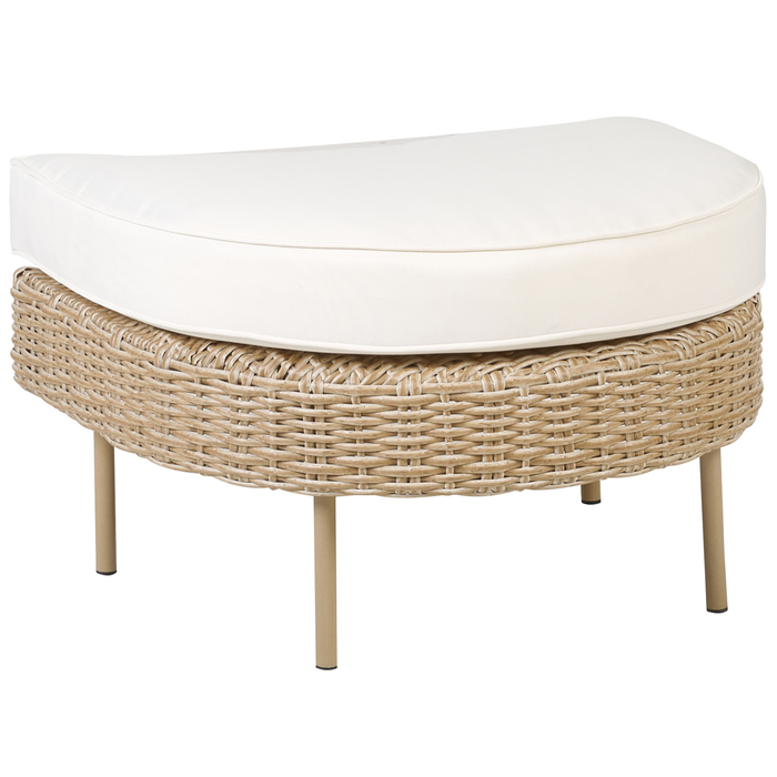 Beliani - ARCILLE - Tuinstoel - Natuurlijk - PE rotan