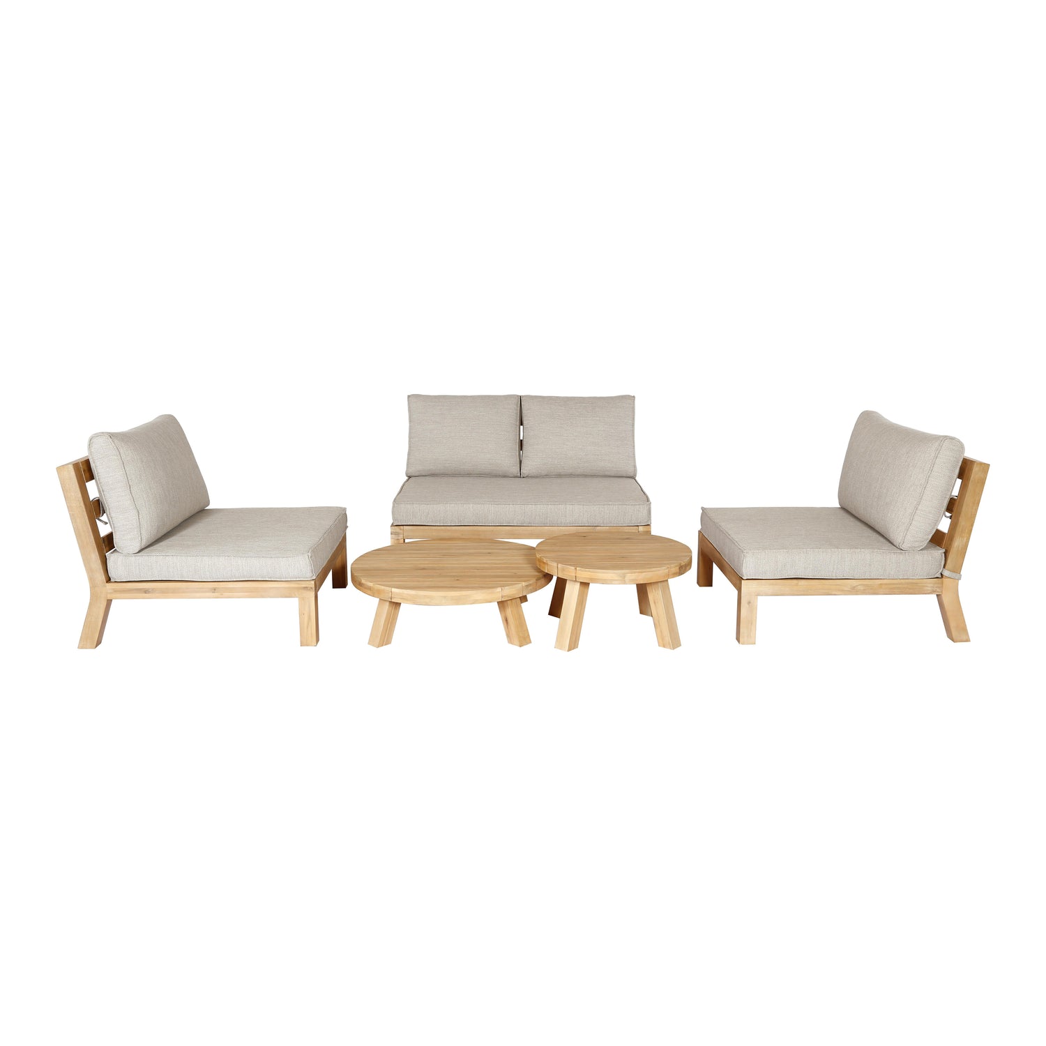 by fonQ Chubbers Loungeset - 2-Zitsbank en Tuinstoelen