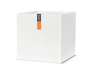 Capi Europe Bloempot vierkant Terrazzo - 30x30 - Wit