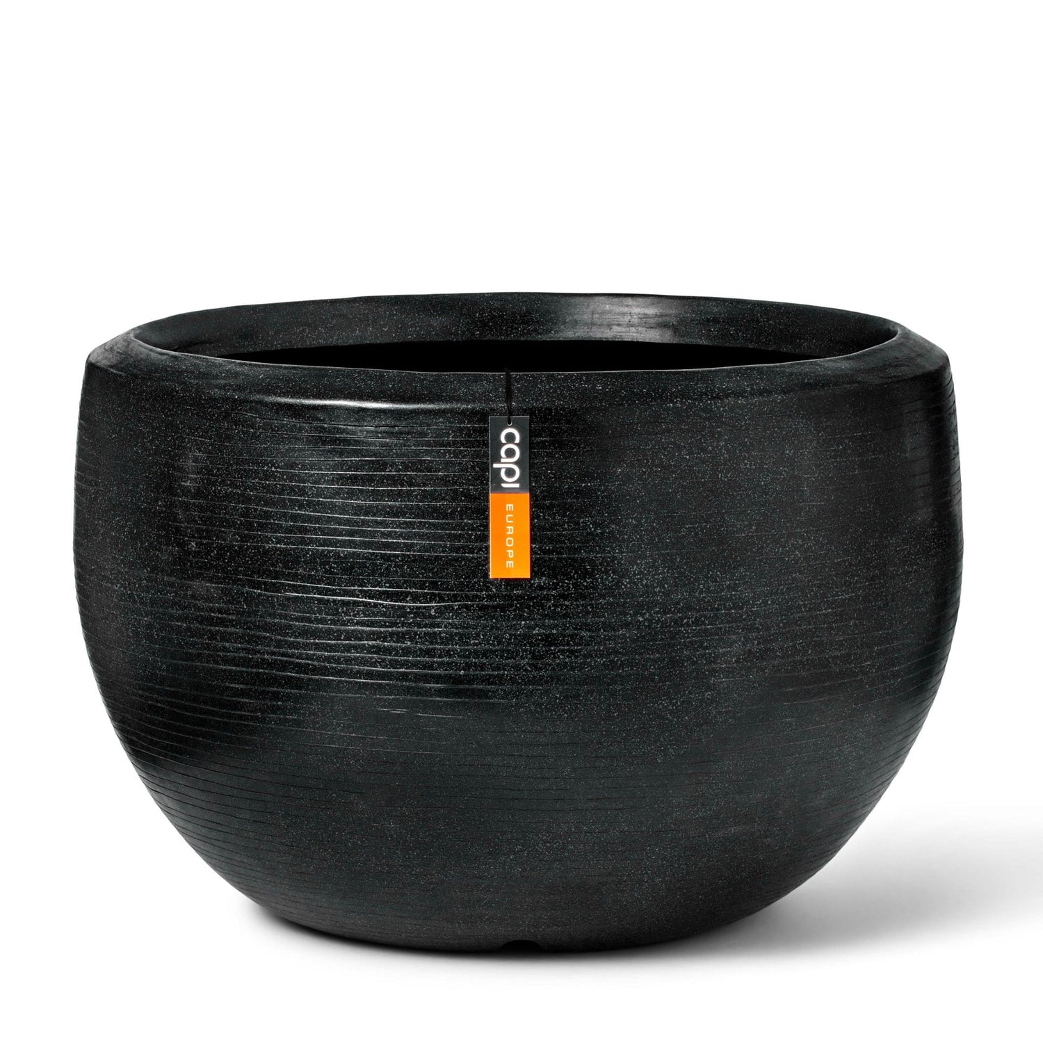 Capi Europe Vaas bol Granite - 132x90 - Zwart