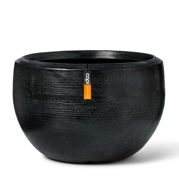 Capi Europe Vaas bol Granite - 132x90 - Zwart