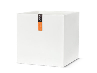 Capi Europe Bloempot vierkant Terrazzo - 60x60 - Wit