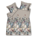 Vandyck - Dekbedovertrek FLOWERBOMB Cream Tan 240x220 cm (satijnkatoen