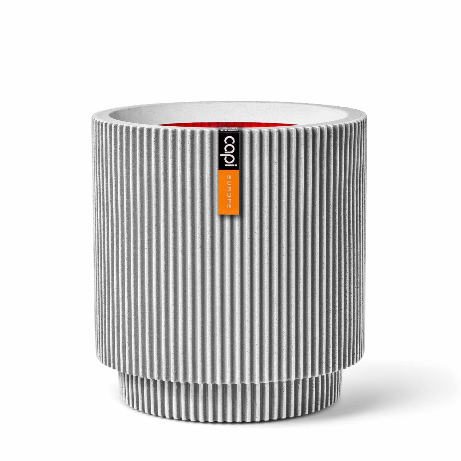 Capi Europe - Vaas cilinder Groove NL - 41x43 - Ivoor