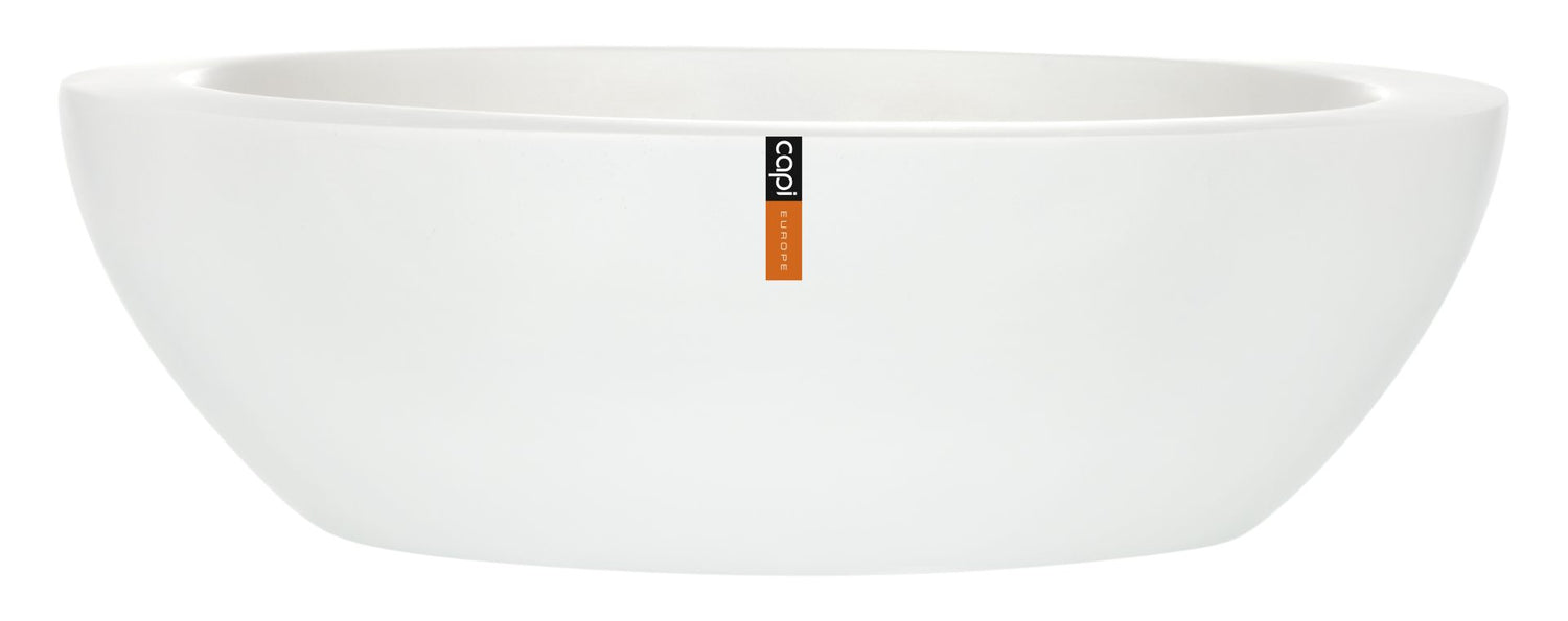 Capi Europe Schaal laag Terrazzo - 44x12 - Wit