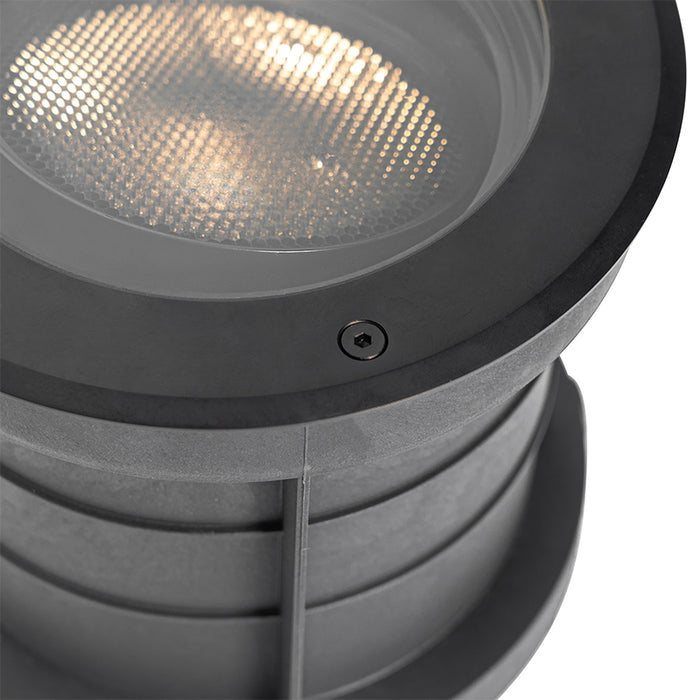 QAZQA Buiten grondspot zwart AR111 verstelbaar IP65 - Delux Honey