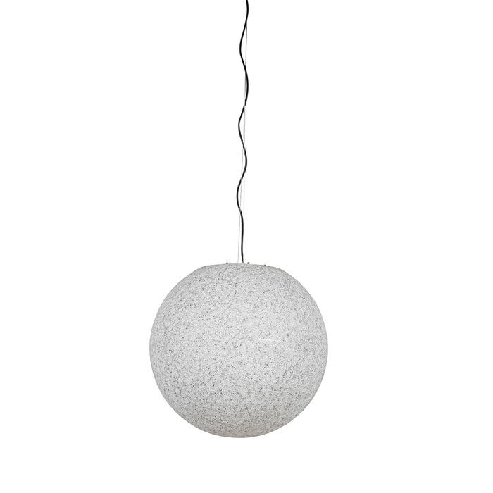 QAZQA Moderne buiten hanglamp grijs 56 cm IP65 - Nura