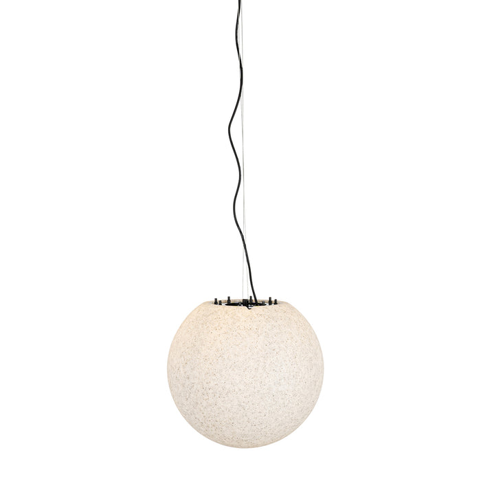QAZQA Moderne buiten hanglamp grijs 45 cm IP44 - Nura