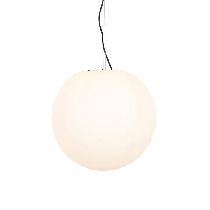 QAZQA Moderne buiten hanglamp wit 45 cm IP44 - Nura