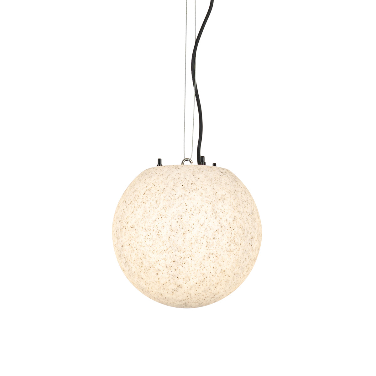QAZQA Moderne buiten hanglamp grijs 25 cm IP44 - Nura