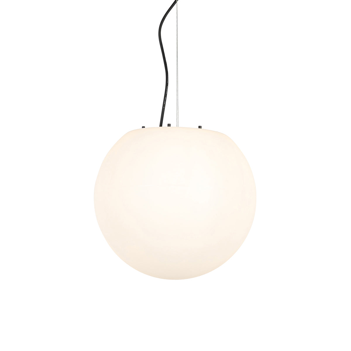 QAZQA Moderne buiten hanglamp wit 35 cm IP44 - Nura