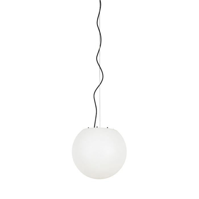QAZQA Moderne buiten hanglamp wit 35 cm IP44 - Nura