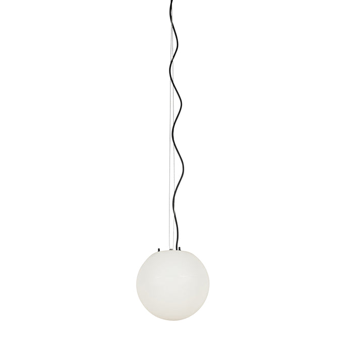 QAZQA Moderne buiten hanglamp wit 25 cm IP44 - Nura